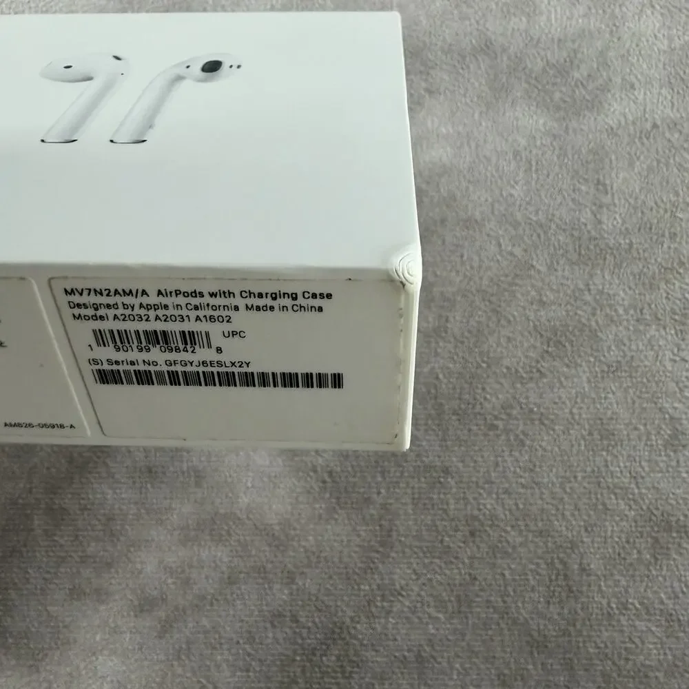 Orig APPLE EMPTY BOX AirPods w/ Charging Case A2032 A2031 A1602 MV7N2AM/A Iphone